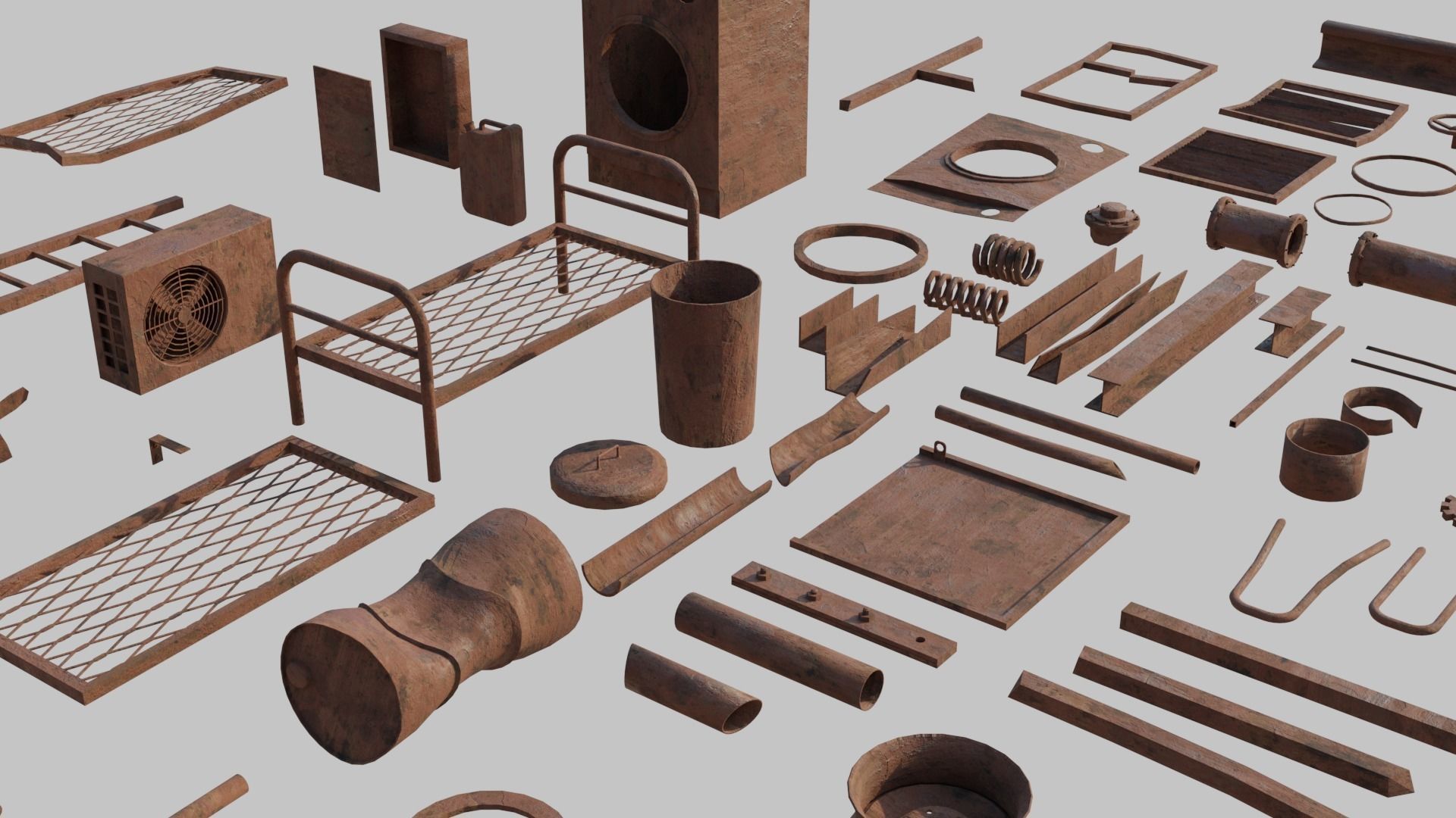 Metal Scrap 3D model_3