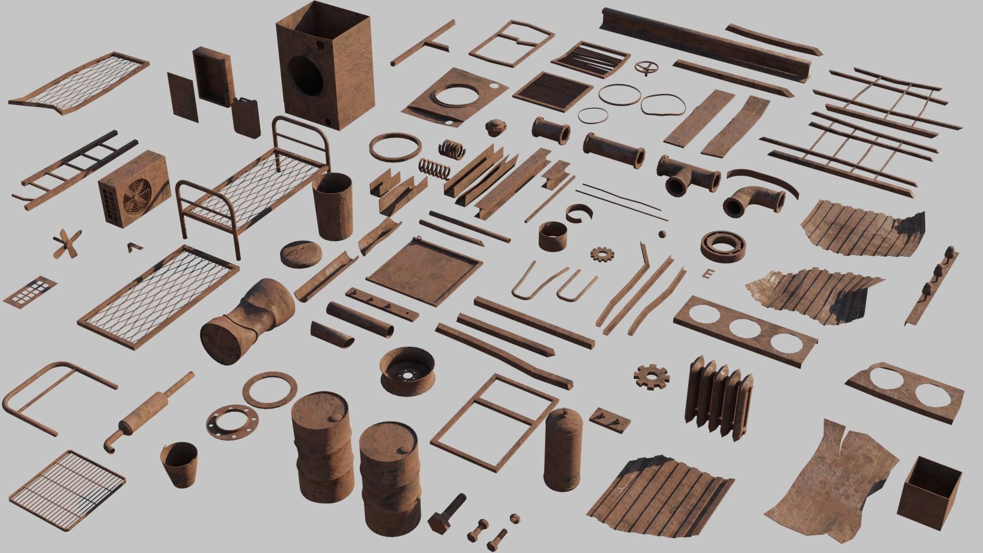 Metal Scrap 3D model_1