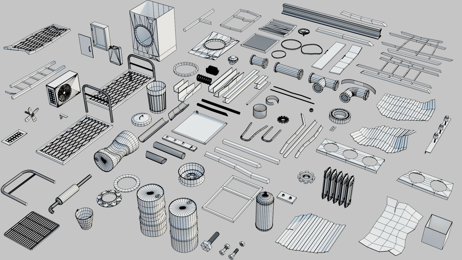 Metal Scrap 3D model_2