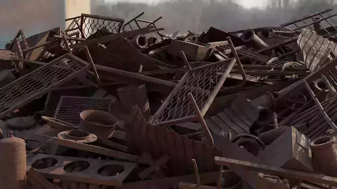Metal Scrap 3D model