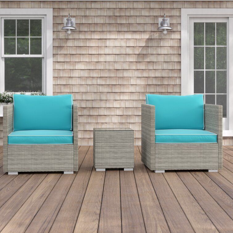 Heinrich WickerRattan Seating Group 3D model_7