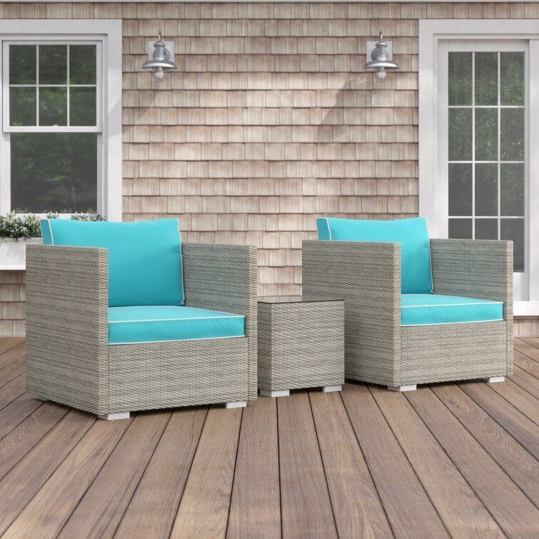 Heinrich WickerRattan Seating Group 3D model_6