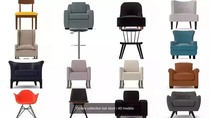 Chairs collection bar stool 
