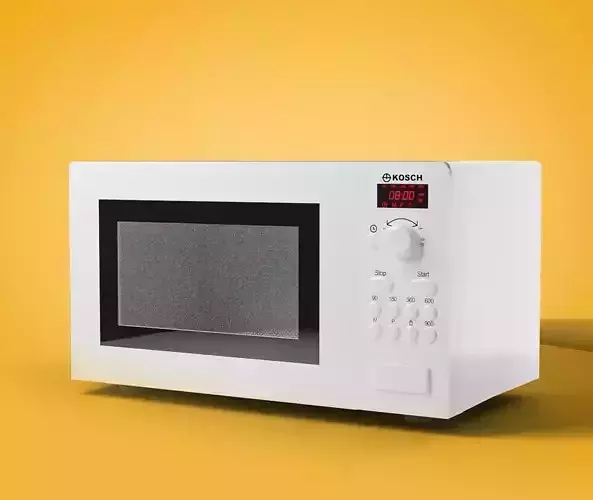 Simple microwave with only front