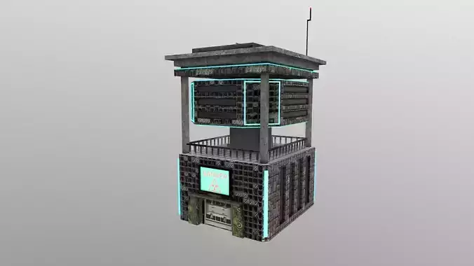 Cyberpunk City - Building 7