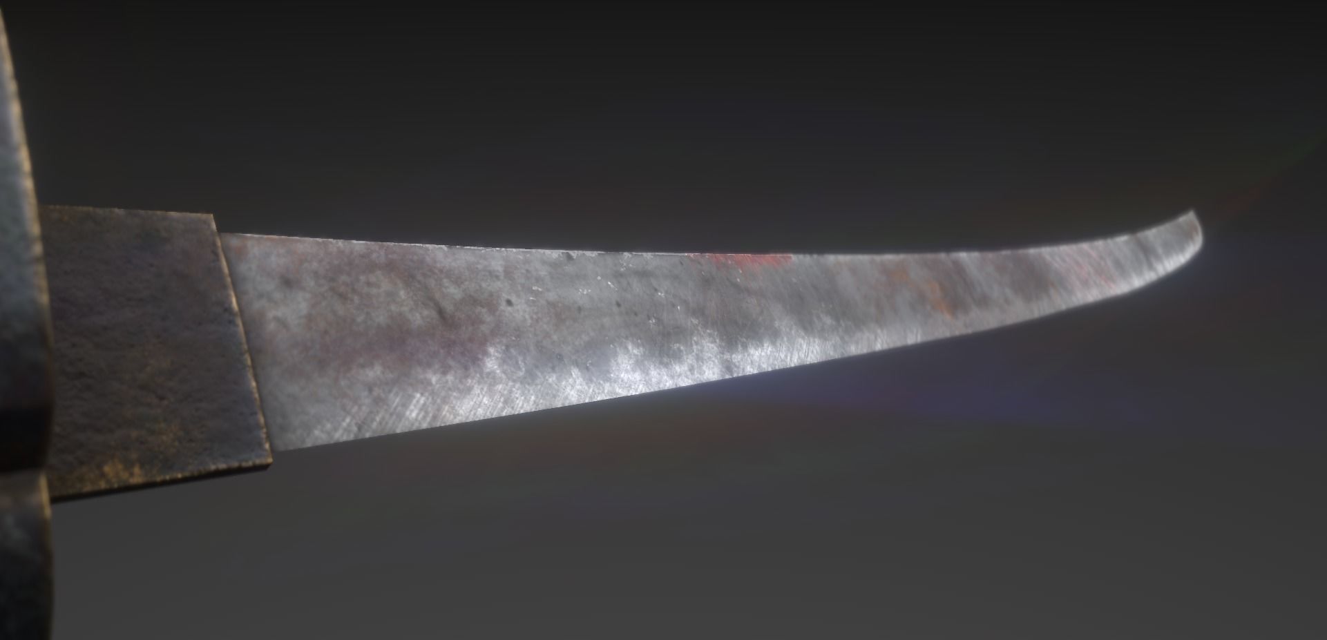 Katana Sword Low-poly 3D model Low-poly 3D model_2