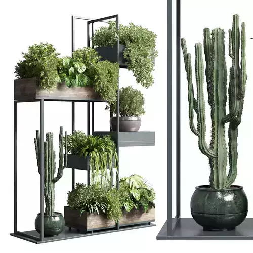 Collection Outdoor Indoor plant stand metal wood vase