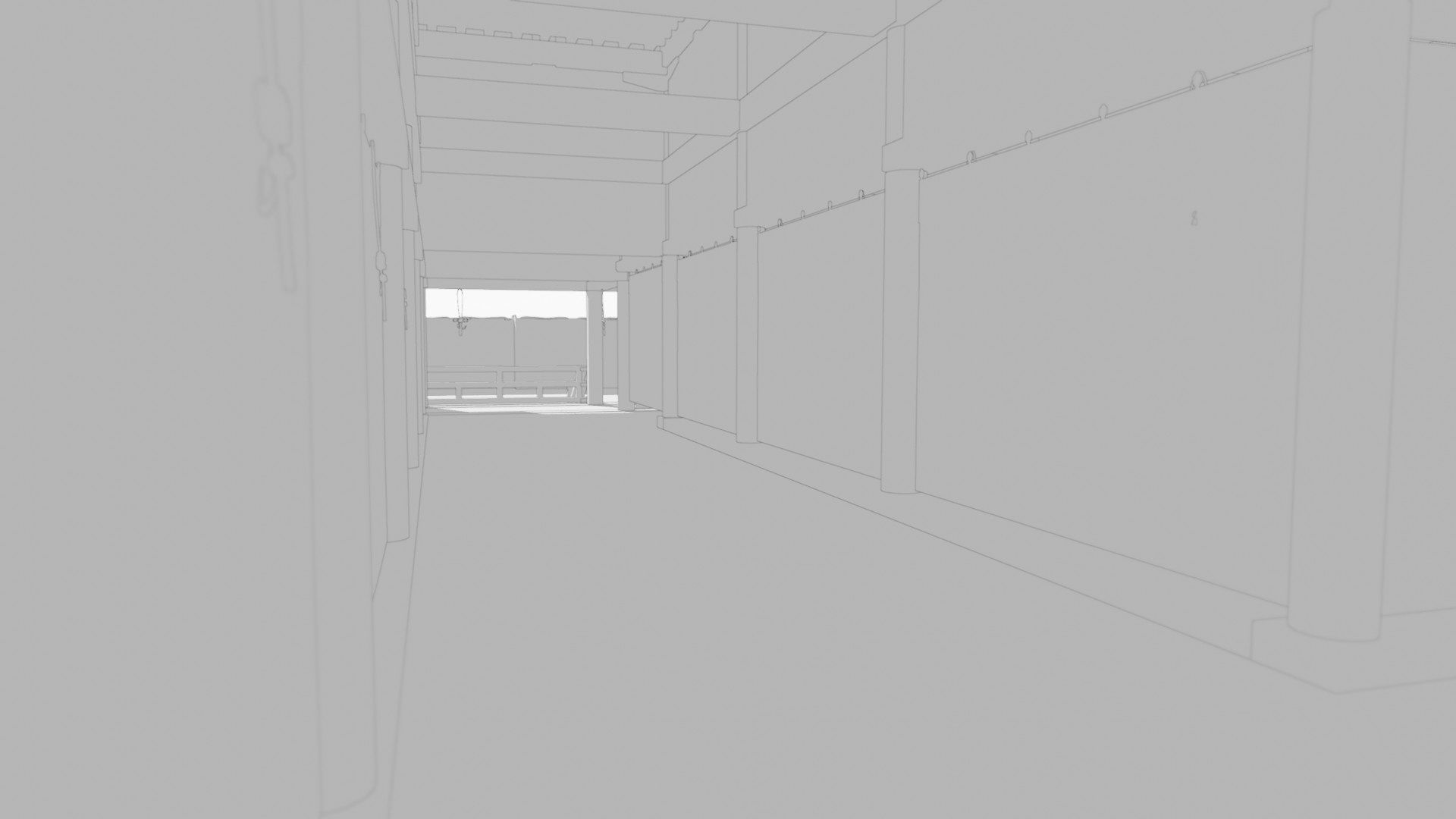 Japanese Medieval House v1 3D model_17