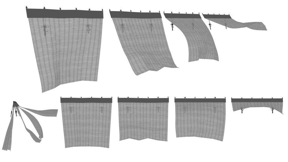 Japanese Medieval House v1 3D model_73