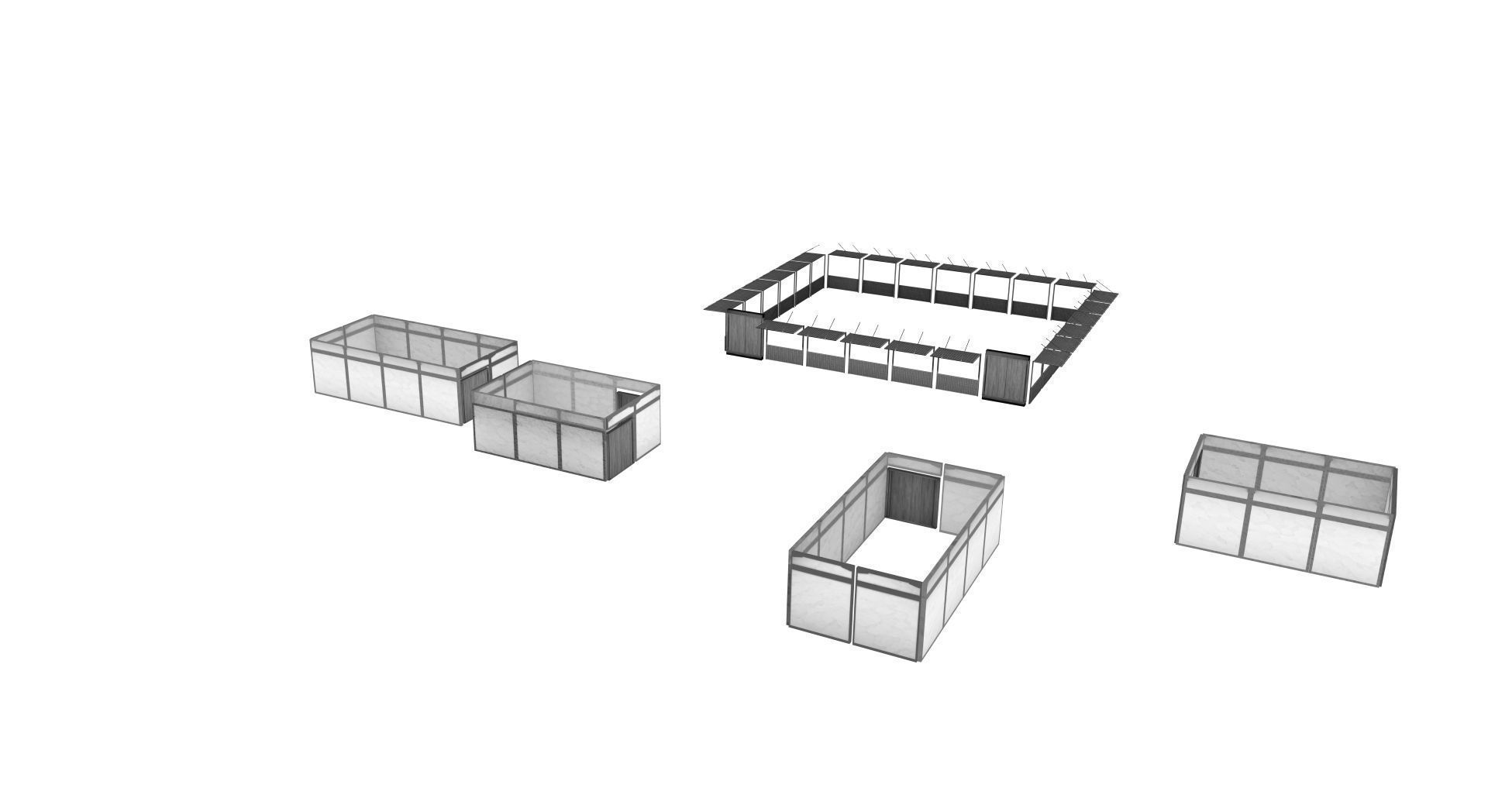 Japanese Medieval House v1 3D model_47