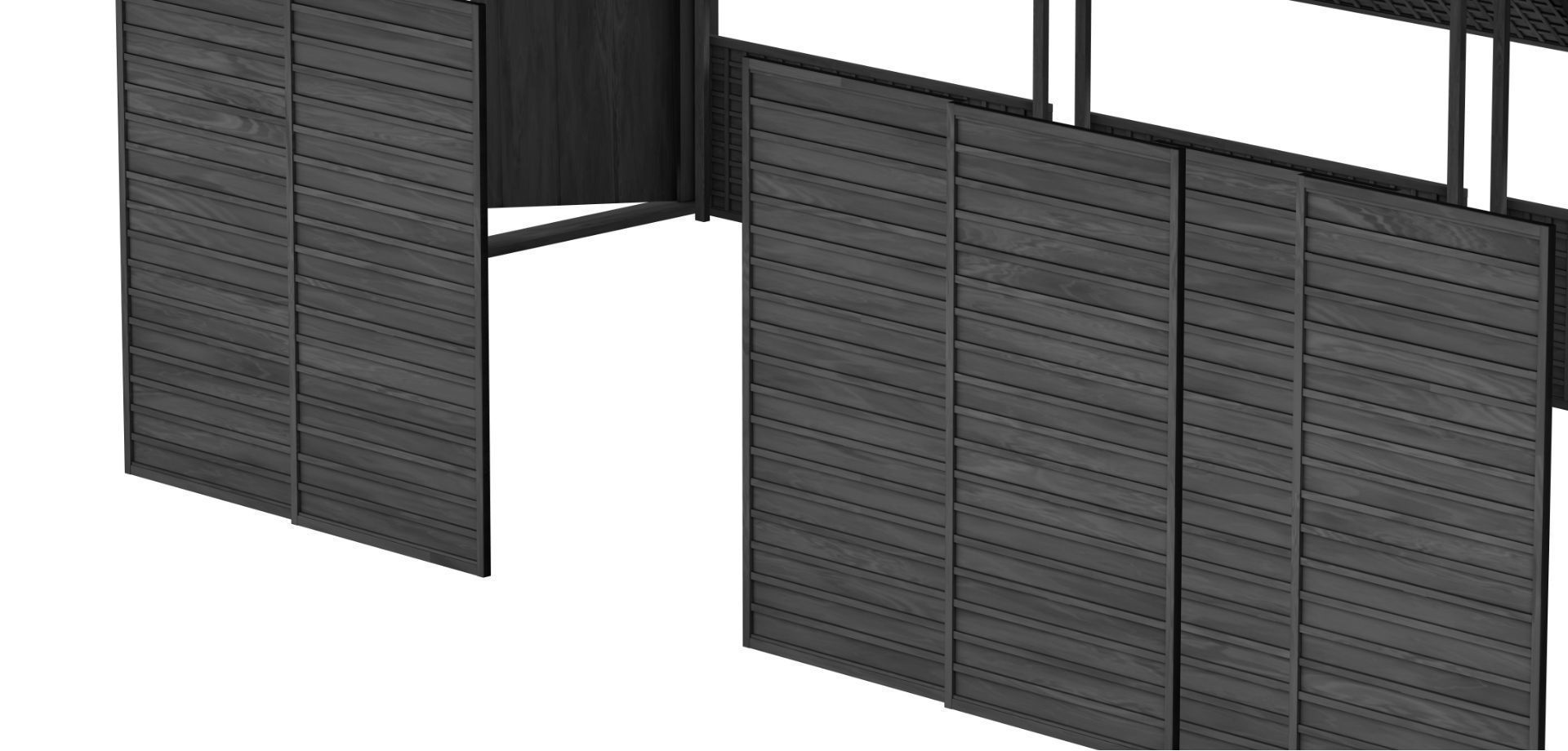 Japanese Medieval House v1 3D model_57