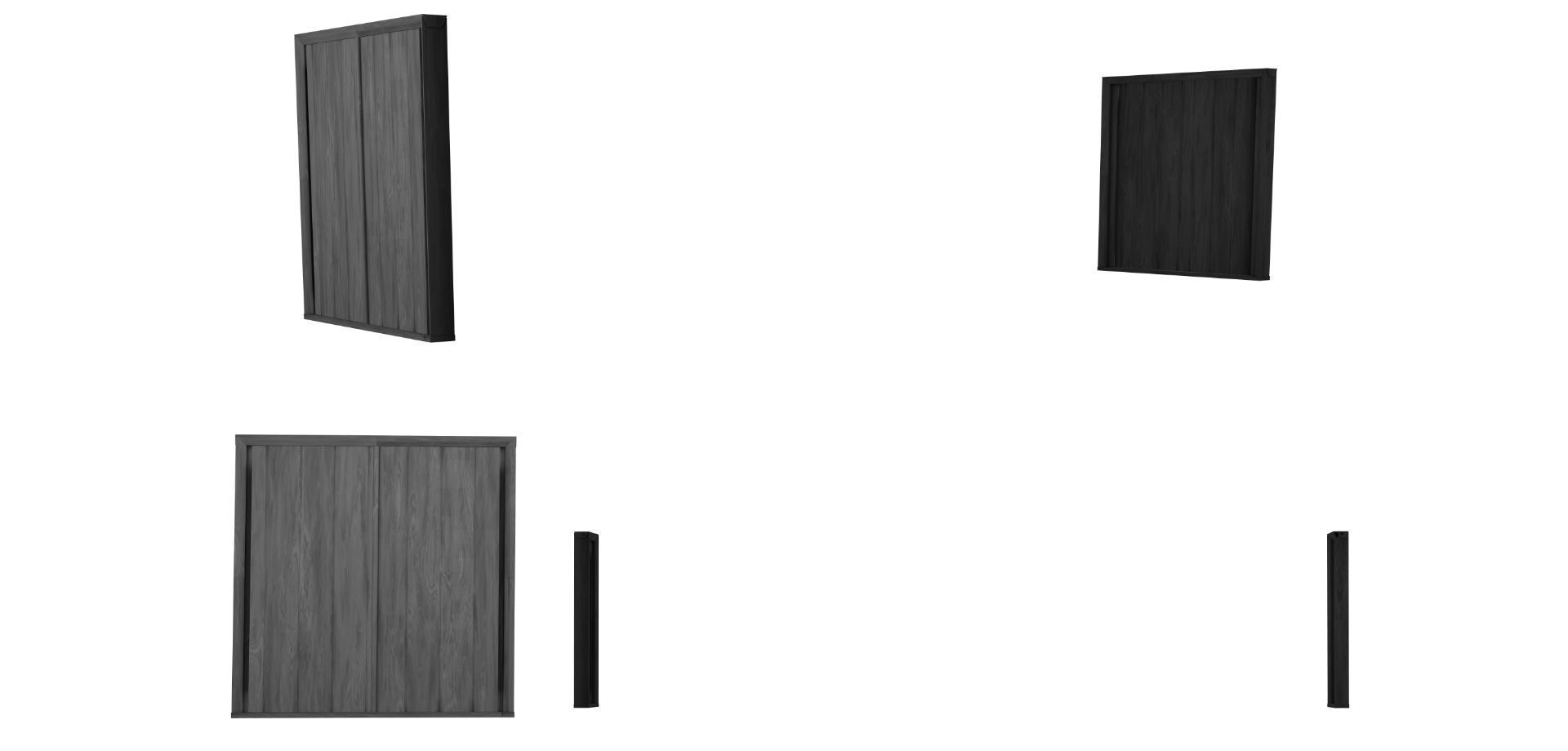 Japanese Medieval House v1 3D model_70