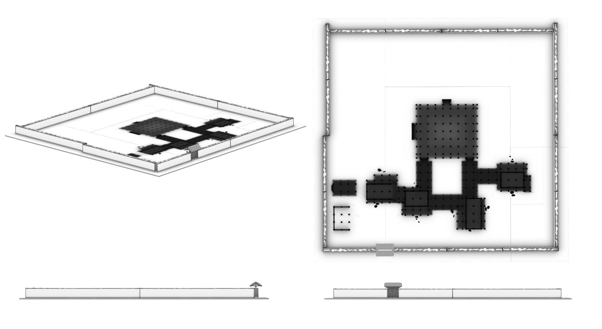 Japanese Medieval House v1 3D model_46