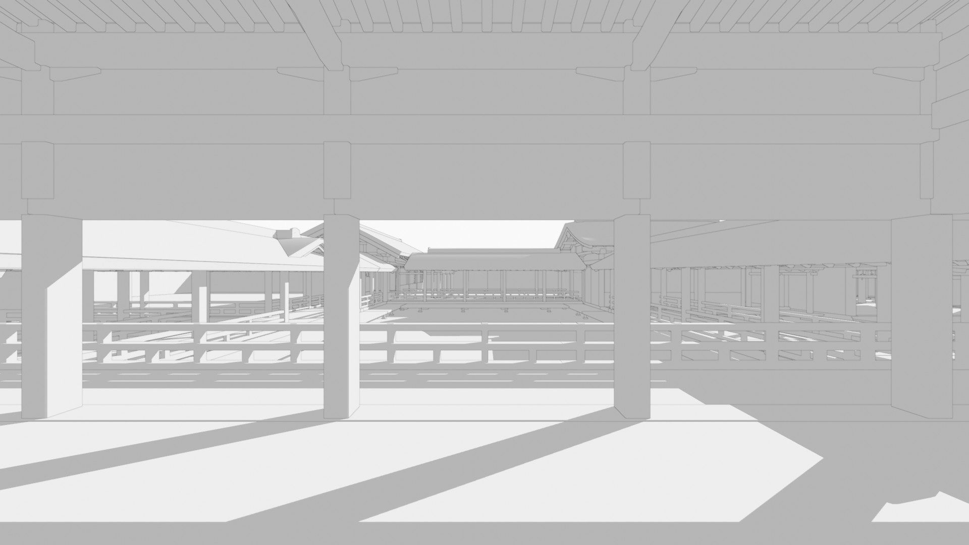Japanese Medieval House v1 3D model_28