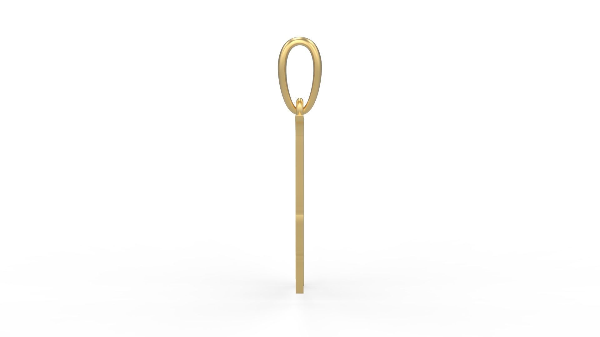 Initial Letters Pendant Frightmare A 3D print model_2