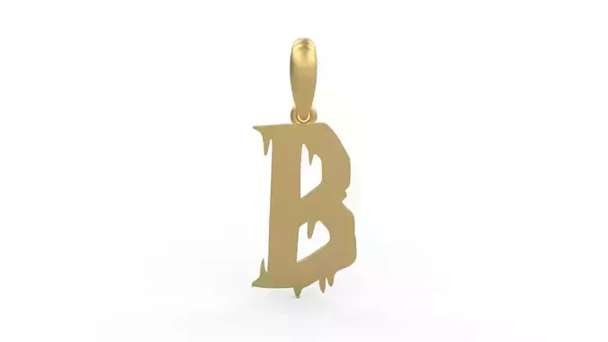 Initial Letters Pendant Frightmare B