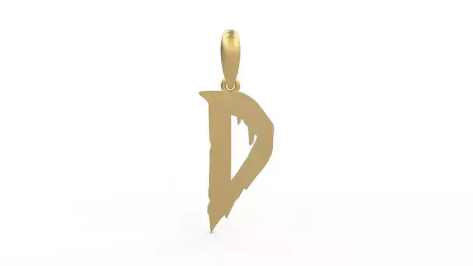 Initial Letters Pendant Frightmare D