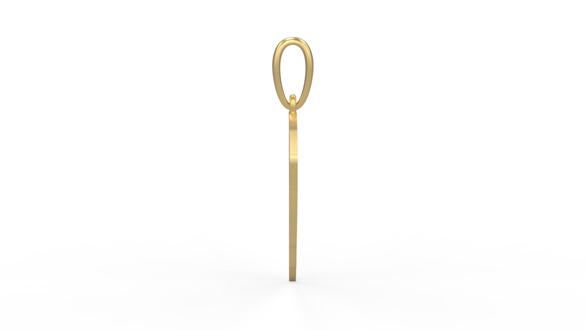 Initial Letters Pendant Frightmare D 3D print model_2