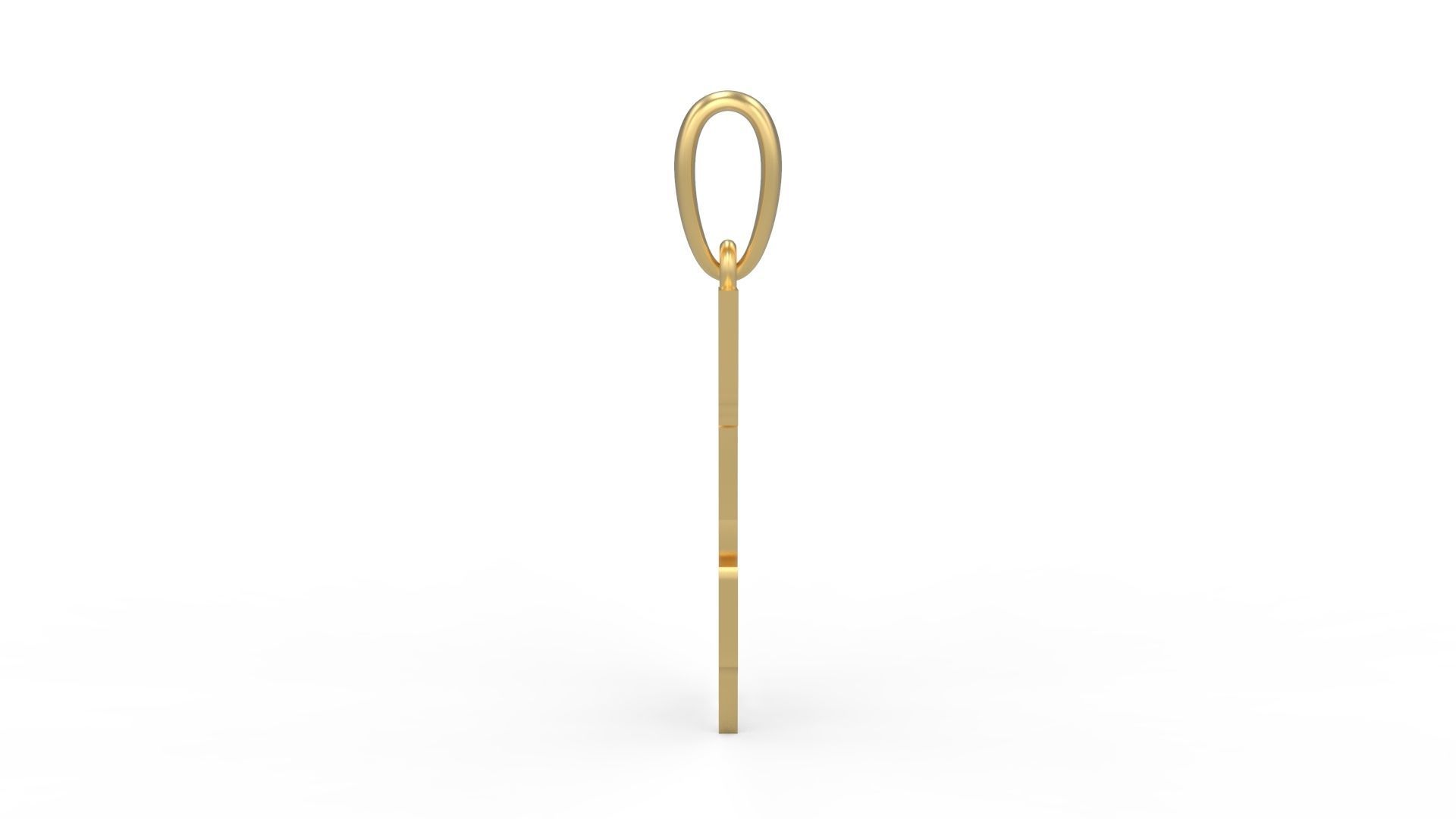 Initial Letters Pendant Frightmare E 3D print model_2