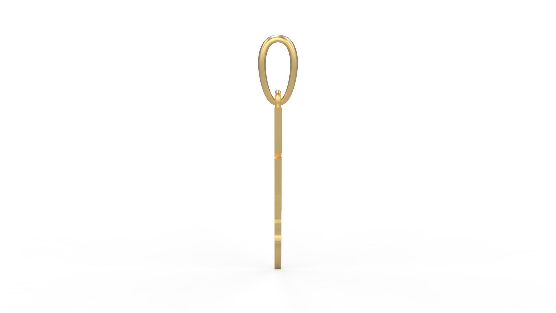 Initial Letters Pendant Frightmare F 3D print model_2