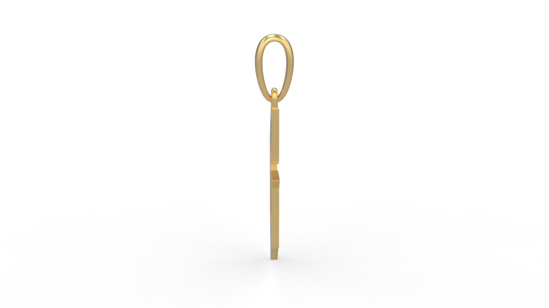 Initial Letters Pendant Frightmare G 3D print model_2