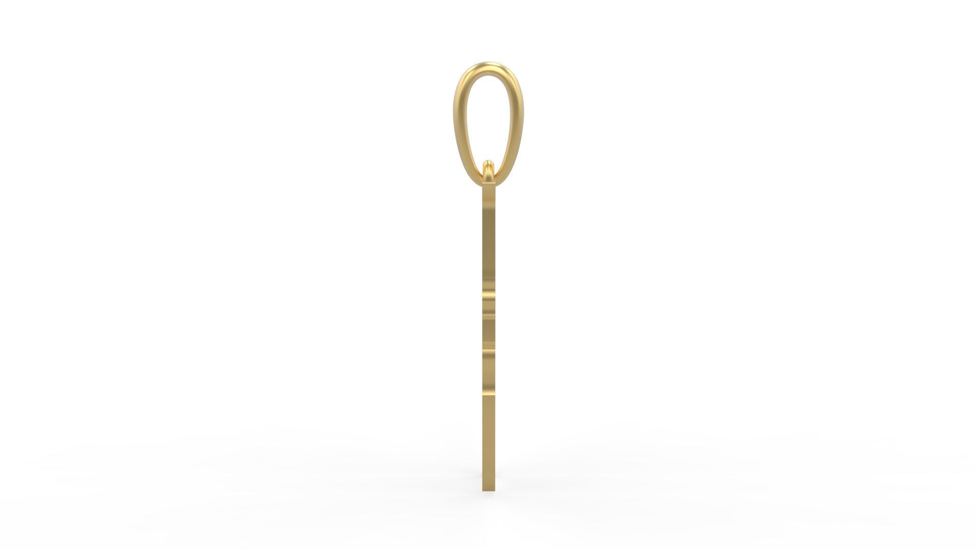 Initial Letters Pendant Frightmare H 3D print model_2