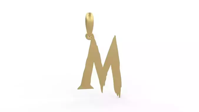 Initial Letters Pendant Frightmare M