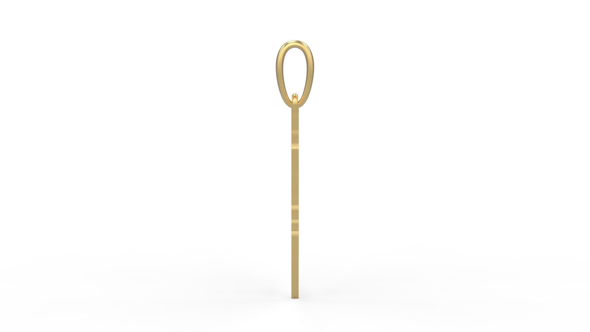 Initial Letters Pendant Frightmare N 3D print model_2