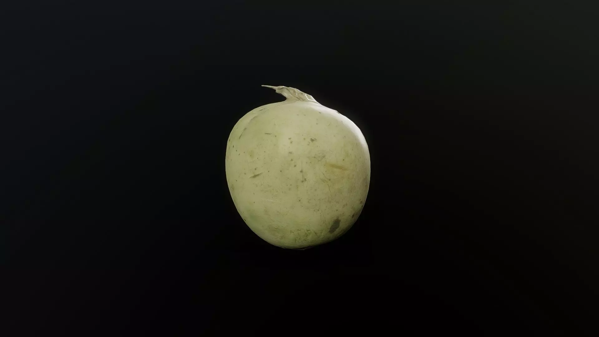 3D Scan Radish Low-poly 3D model