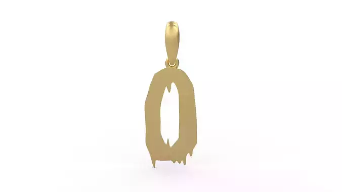 Initial Letters Pendant Frightmare O