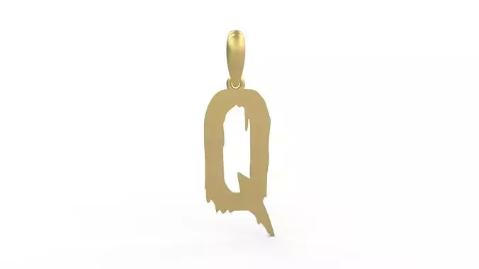 Initial Letters Pendant Frightmare Q