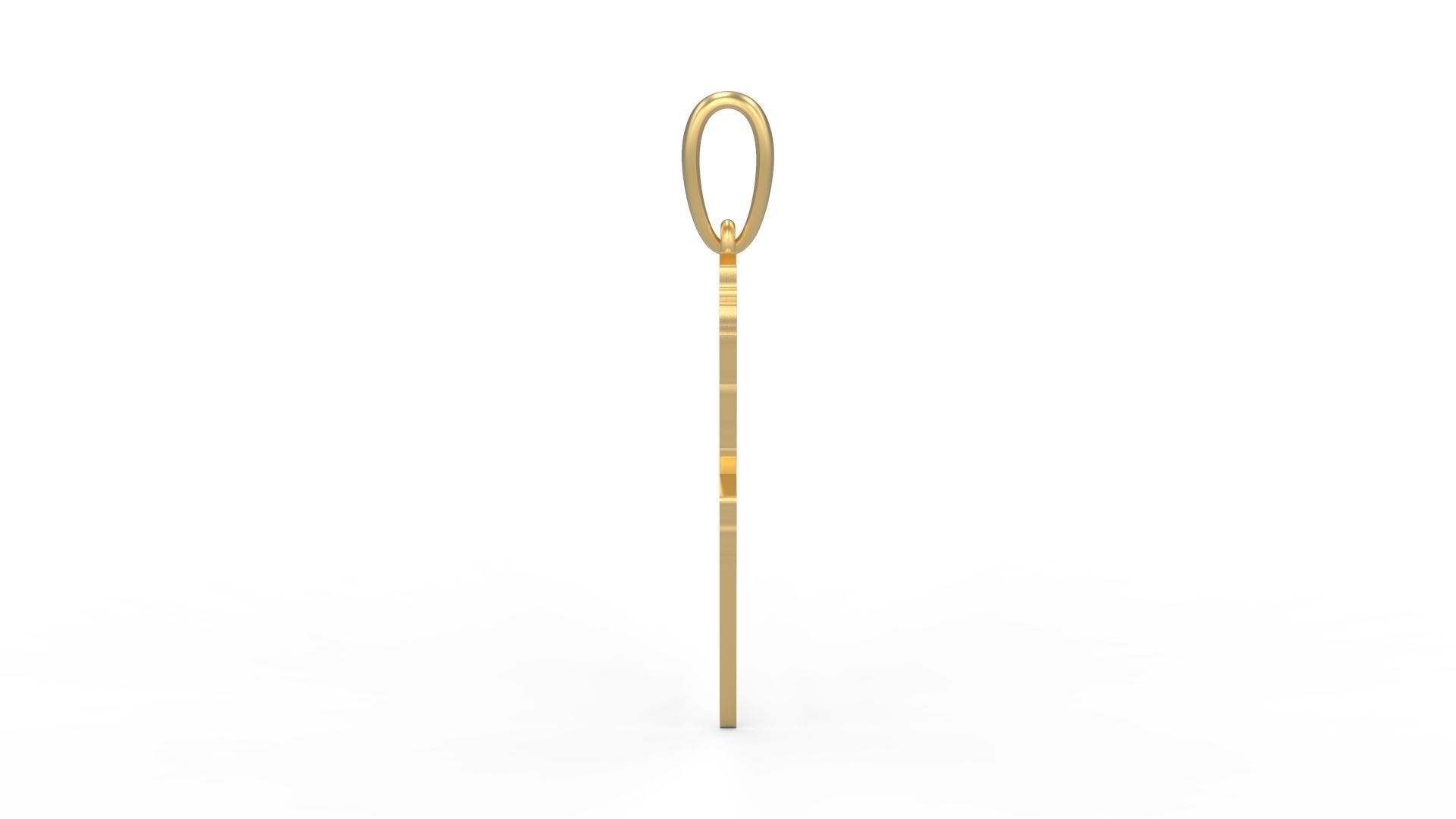 Initial Letters Pendant Frightmare R 3D print model_2