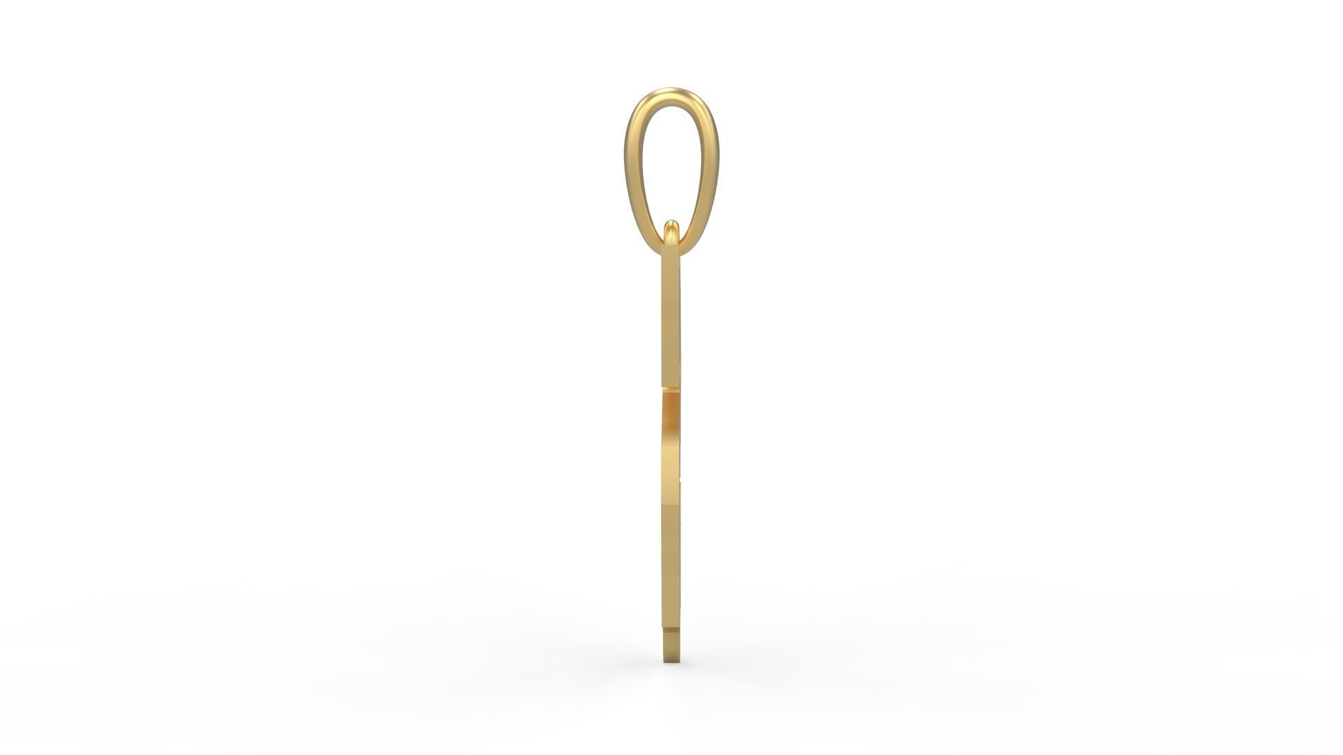 Initial Letters Pendant Frightmare S 3D print model_2