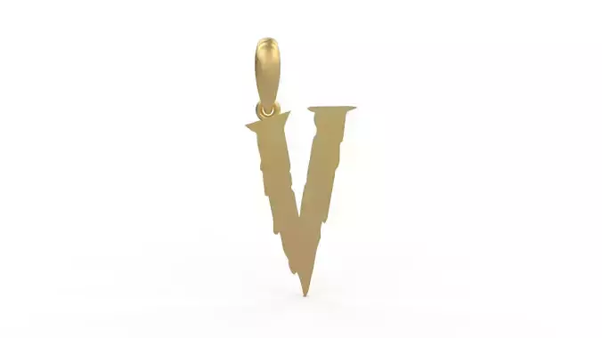 Initial Letters Pendant Frightmare V