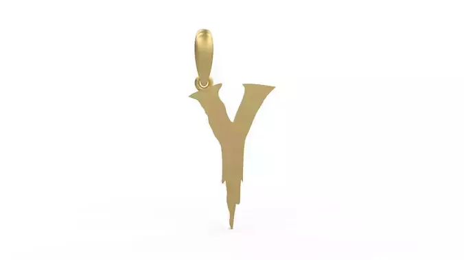 Initial Letters Pendant Frightmare Y