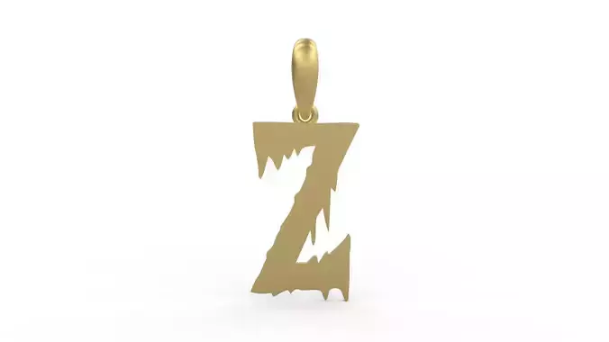 Initial Letters Pendant Frightmare Z