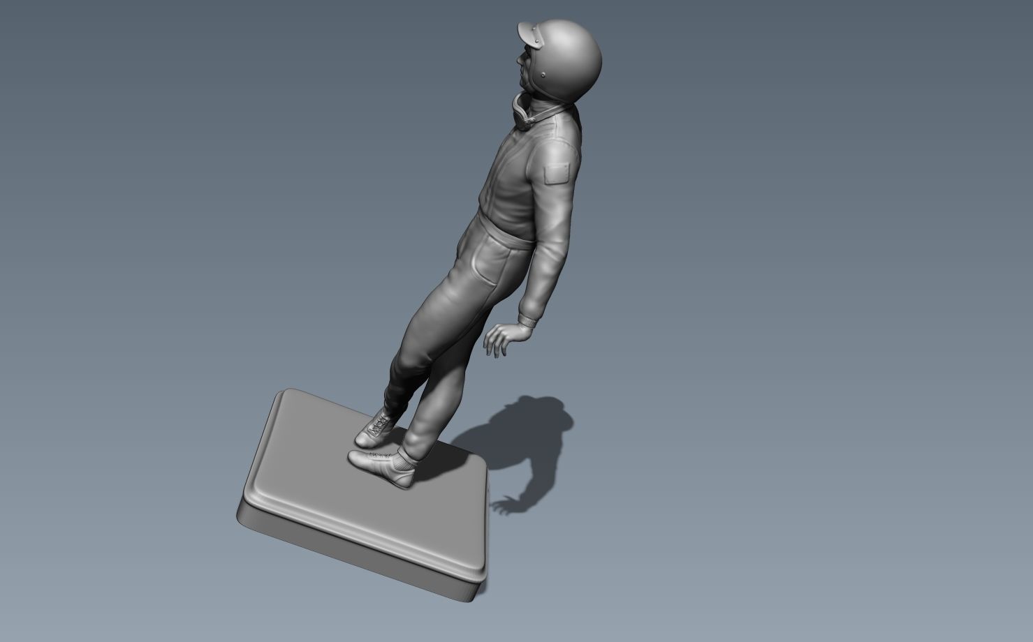 Steve McQueen Car Driver Vintage 3D print model_9