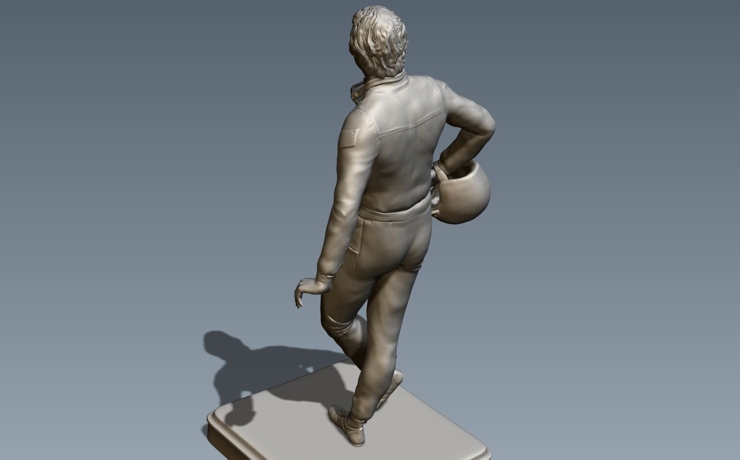 Steve McQueen Car Driver Vintage 3D print model_23