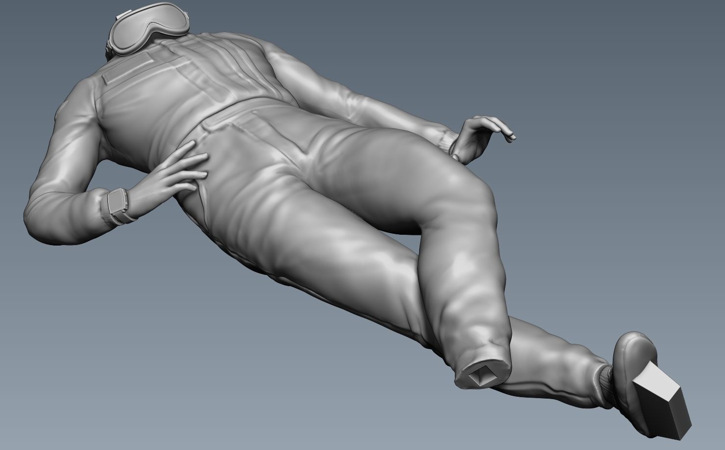 Steve McQueen Car Driver Vintage 3D print model_29