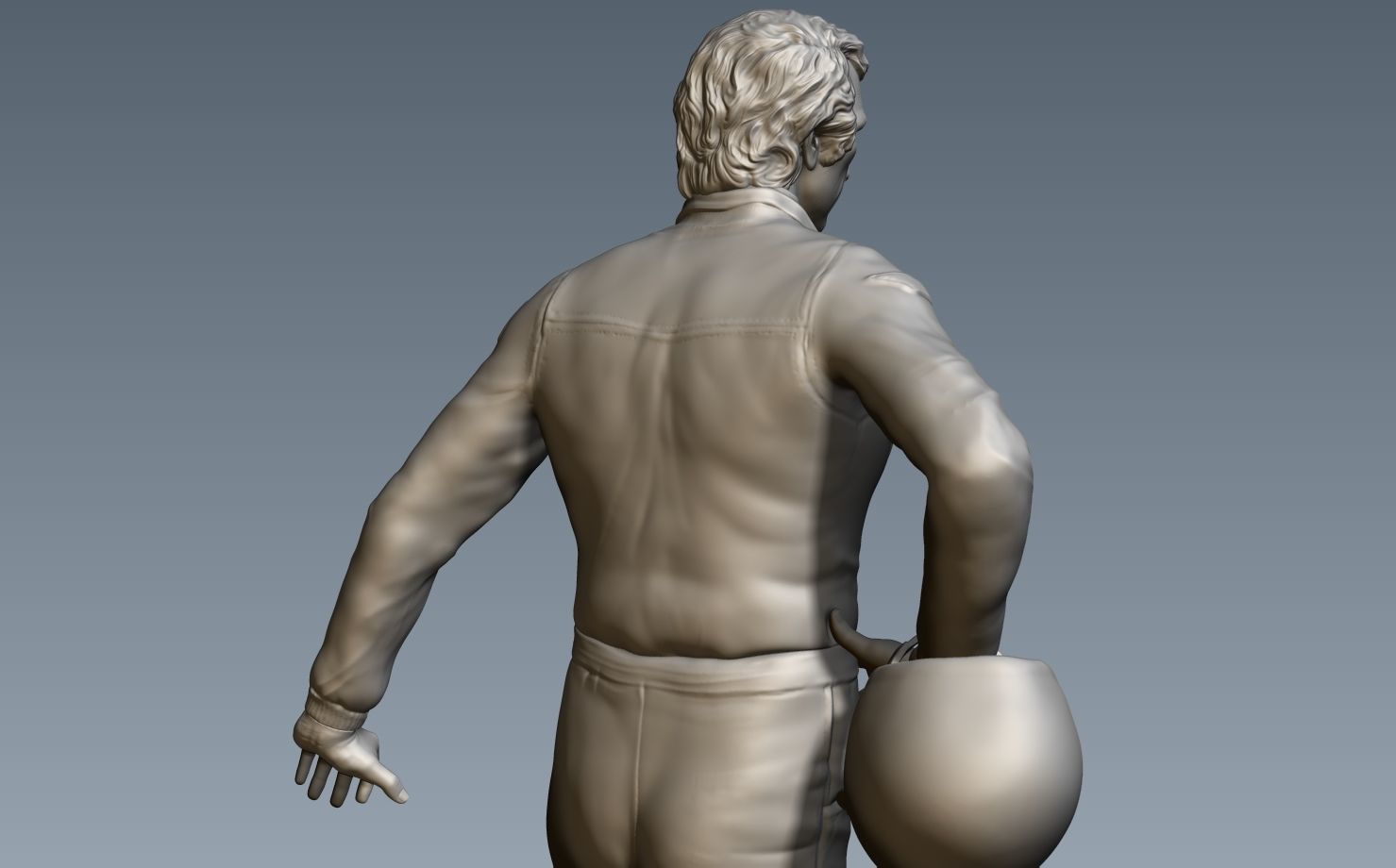 Steve McQueen Car Driver Vintage 3D print model_22