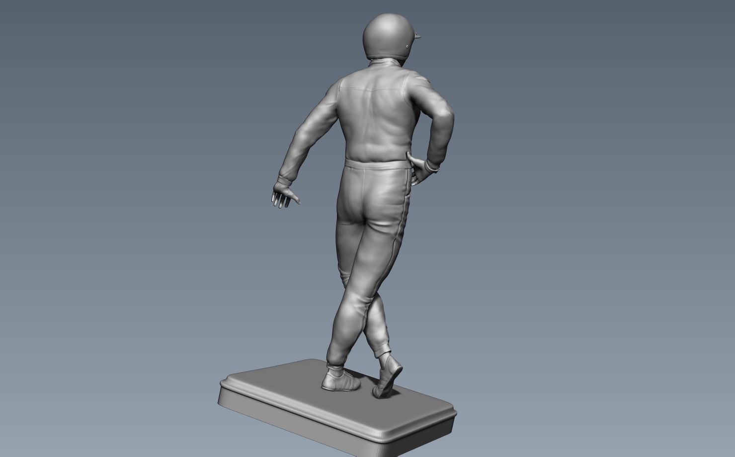 Steve McQueen Car Driver Vintage 3D print model_7