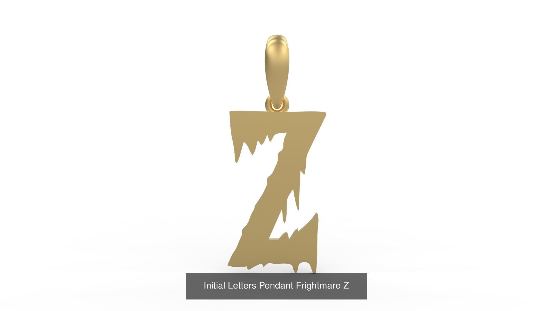 Initial Letters Pendant Alphabets Frightmare 3D Model Collection_28