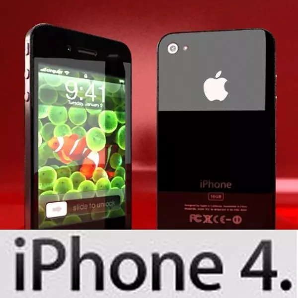 Apple iPhone 4 High Detail 3D model_0