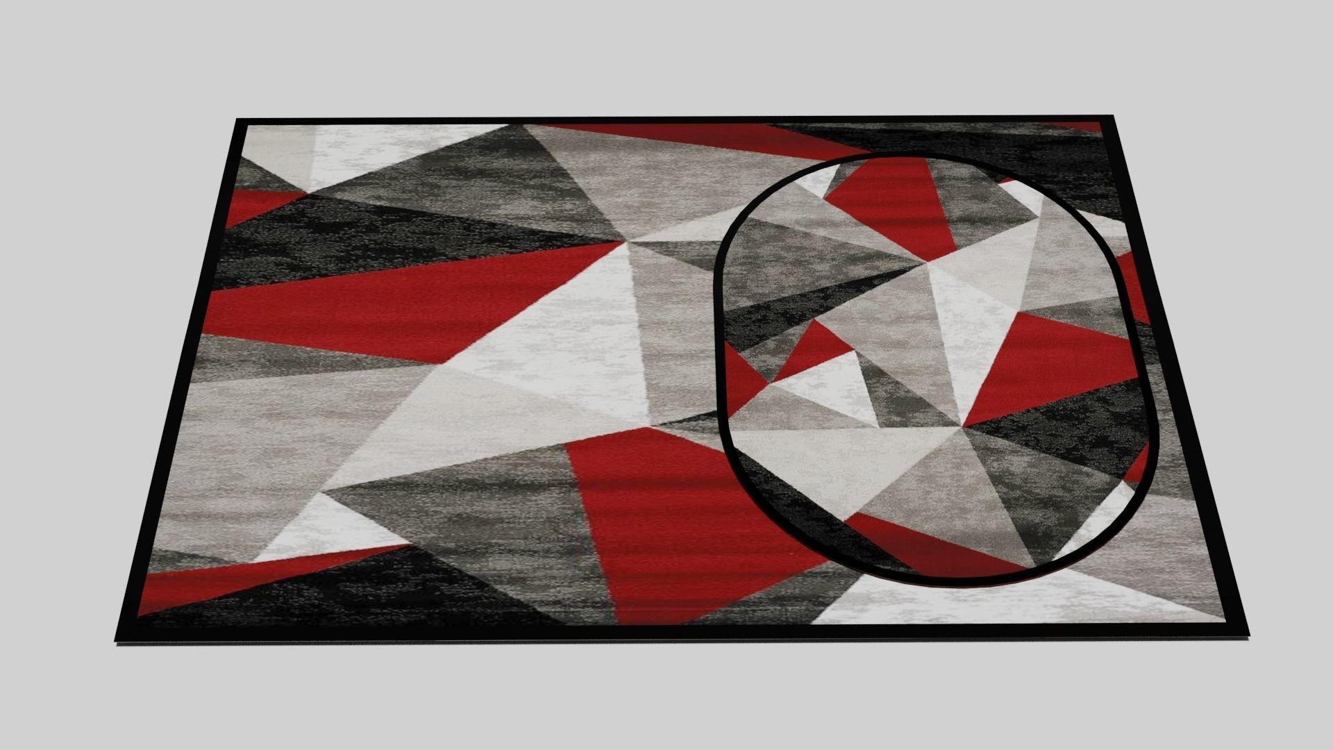 rug carpet 3D model_1