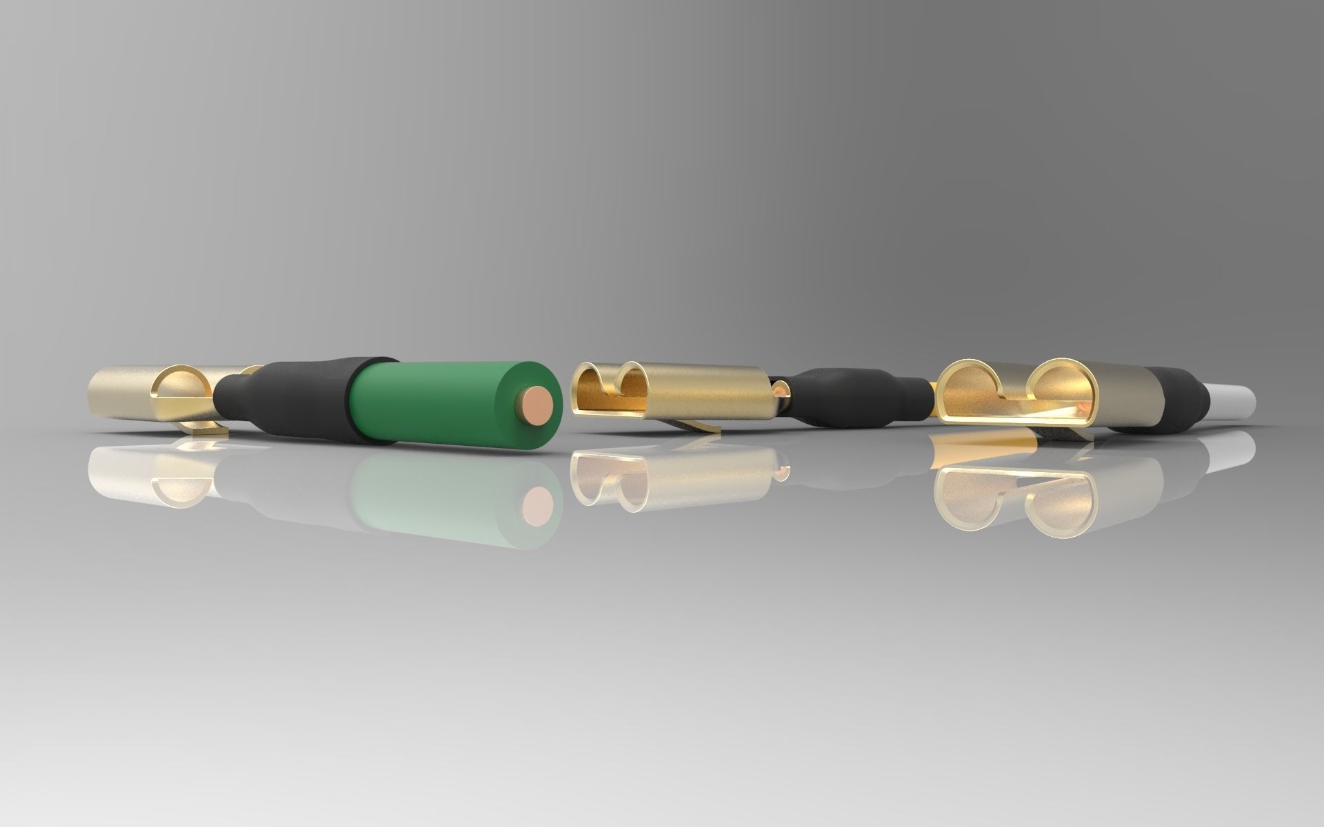 Relay JD1912 12V 40A with connector 3D print model_9