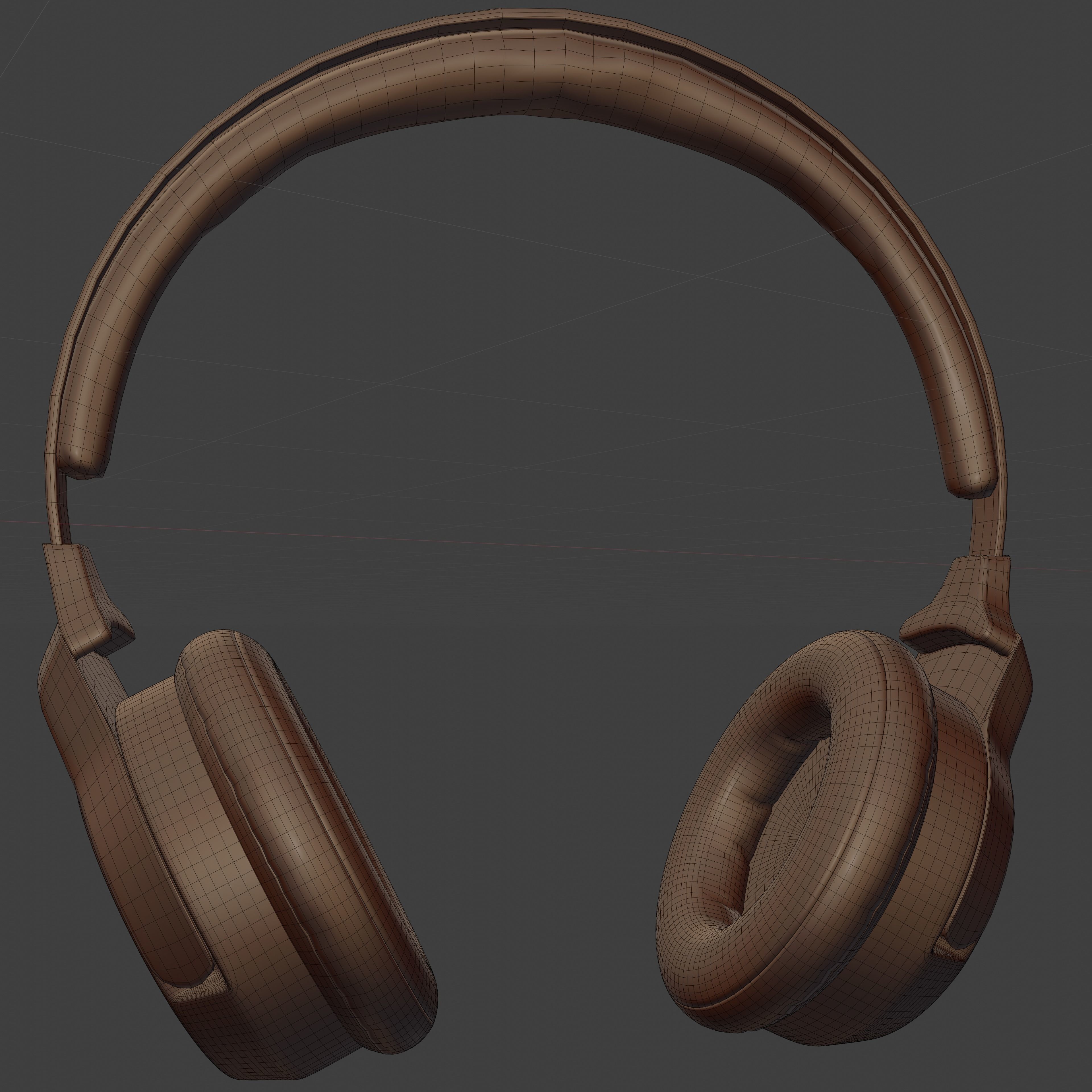 Audio headset 3D model_1