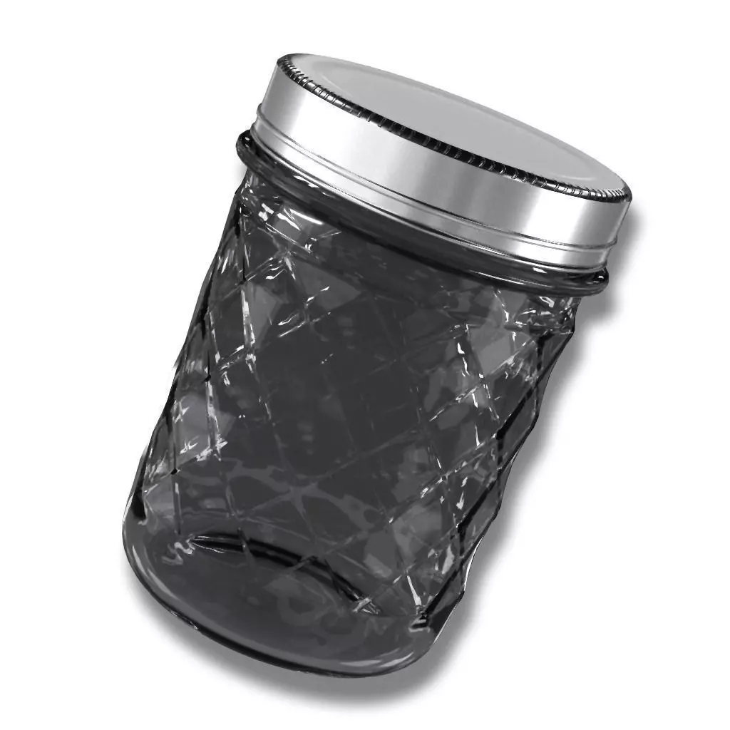 Glass Jar  3D model_0