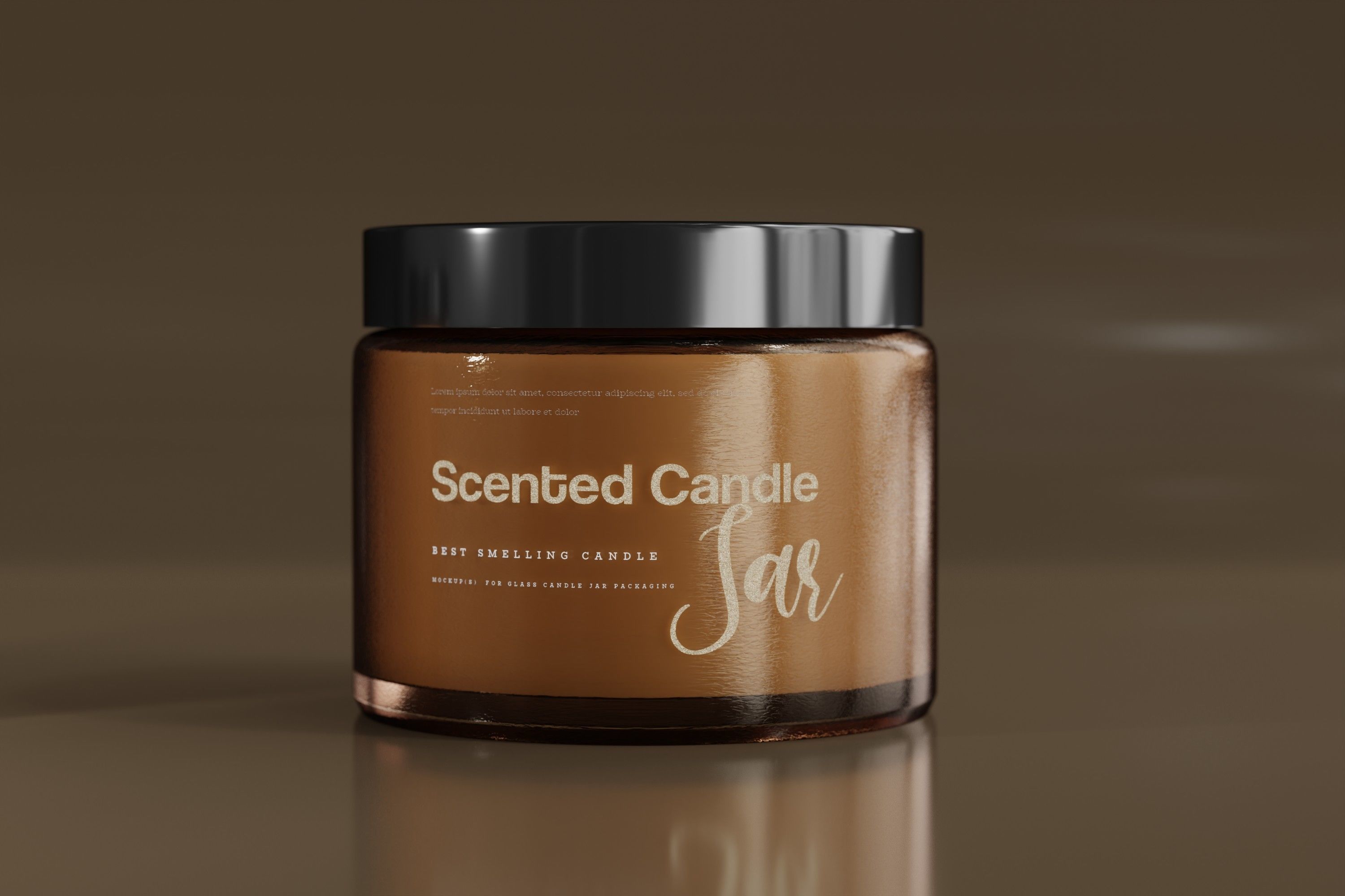 Candle Jars 3D model_5