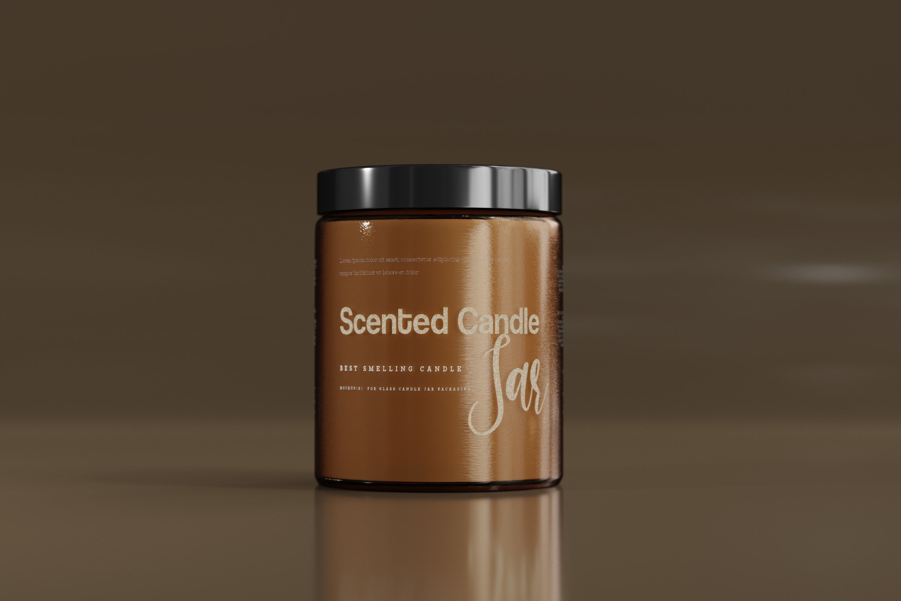 Candle Jars 3D model_4