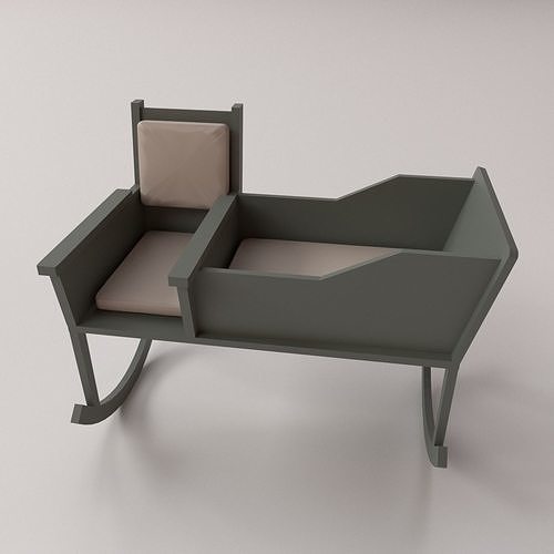 Baby Rocking Chair 3D model